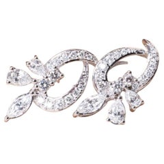 2.40 Ct Mixed Shape Diamonds 18k Gold Earrings