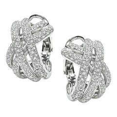 Orecchini in oro con diamanti da 2,40 carati