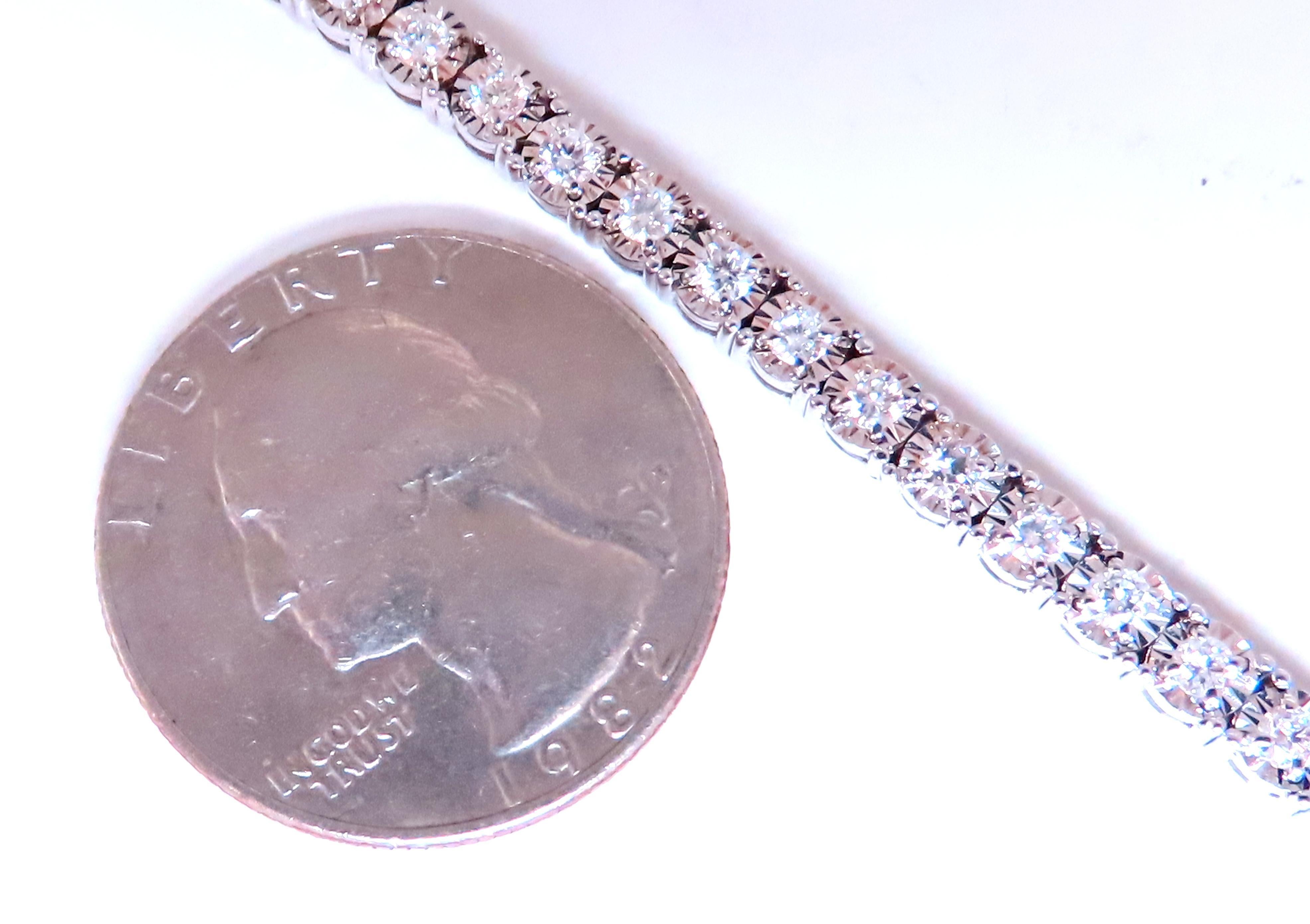 2.40ct natural round diamonds bracelet 14kt gold 12467 In New Condition For Sale In New York, NY