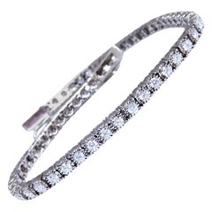 Bracciale con diamanti naturali rotondi da 2,40 ct, oro 14kt, 12467*