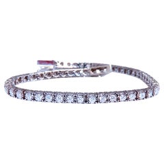Bracelet 2.40ct diamants ronds naturels or 14kt 12467