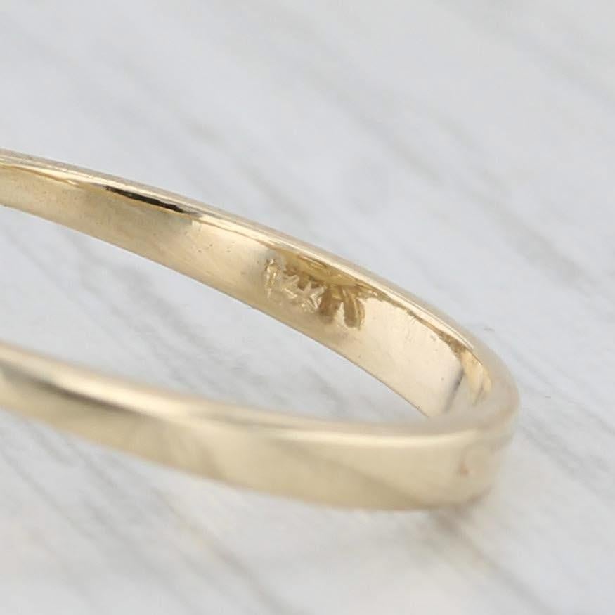 2.40ctw Blue Sapphire Diamond Ring 14k Yellow Gold Size 6.5 Cocktail For Sale 2