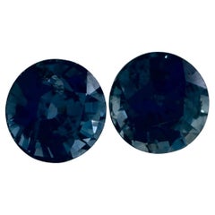 2.41 Ct Blue Sapphire Round Loose Gemstone