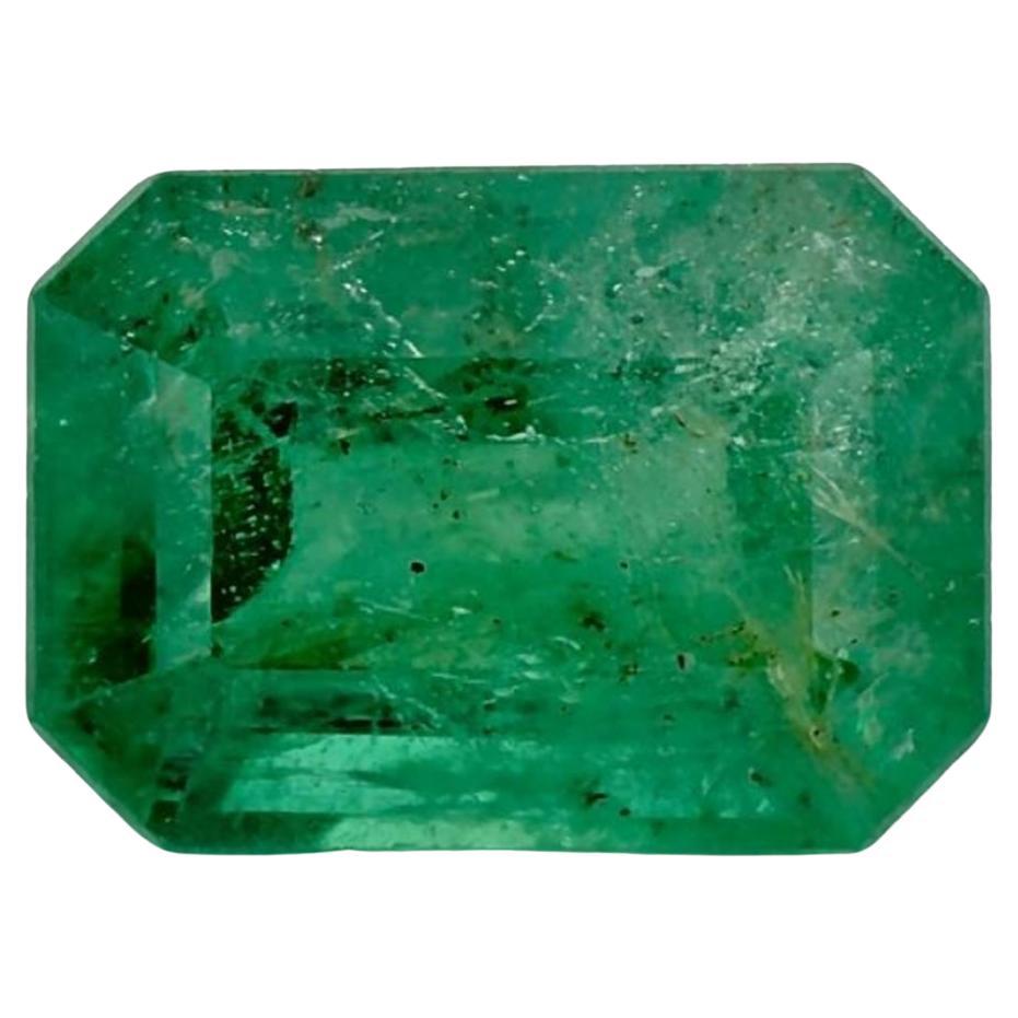 2.41 Ct Emerald Octagon Cut Loose Gemstone For Sale