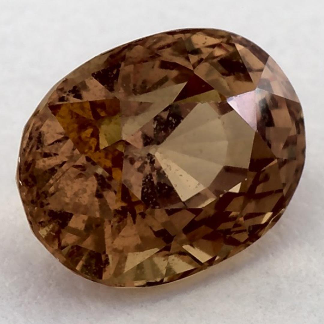 Taille ovale 2.41 Ct Yellow Sapphire Oval Loose Gemstone (pierre précieuse en vrac) en vente