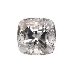 241.92 Carat Cushion Cut White Topaz Loose Gemstone