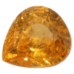 2,41 carati di spessartite/spessartina arancio fanta a pera dalla Namibia