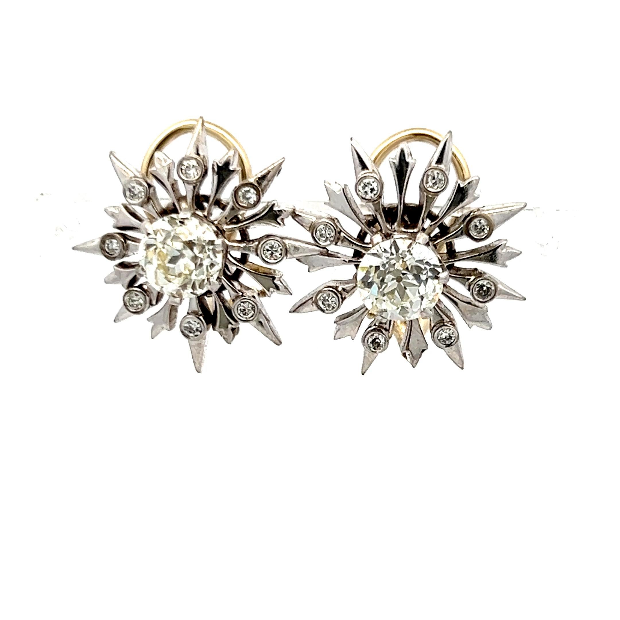 Titre :
2.42 Carat Old European Cut Diamond 14 Karat White Gold Clip On Earrings


Le style :
Clip On


Métal :
Or blanc 14 carats


Pierre précieuse 1 :
Diamant de 2,26 carats


Nombre de pierres :
2


Forme :
Taille vieille Europe


Pierre