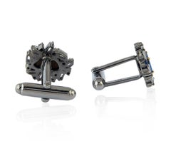 Gemelos Baguette Ópalo Zafiro 2,42 Quilates