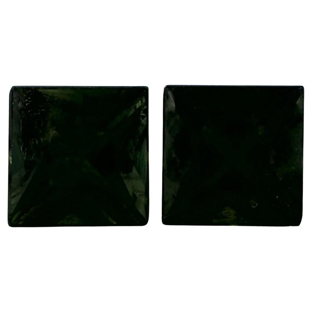 2.42 Ct Blue Sapphire Asscher Loose Gemstone