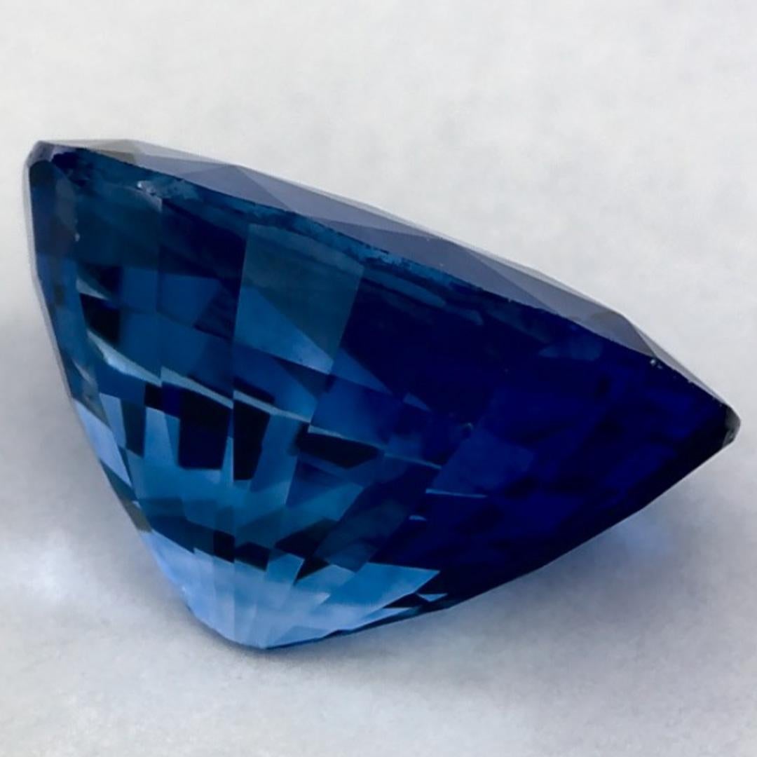 2.42 qt Zafiro Azul Oval Gema Suelta en venta 1