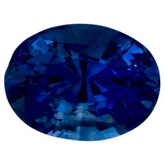 2.42 Ct Blue Sapphire Oval Loose Gemstone