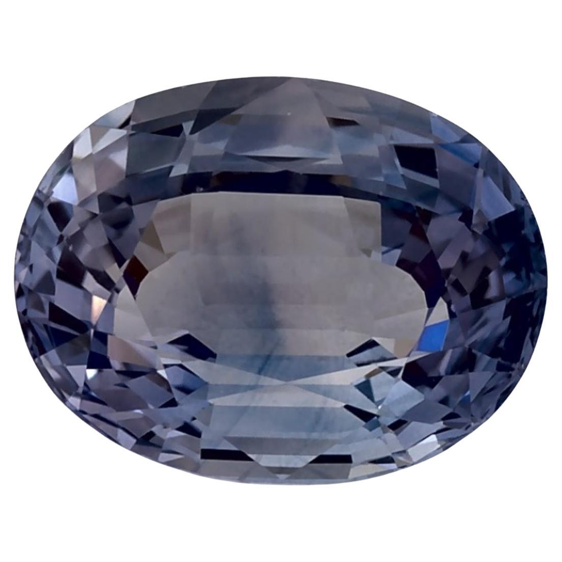 2.42 Ct Blue Sapphire Oval Loose Gemstone For Sale