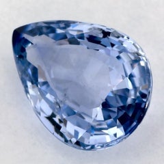 2.42 Ct Blue Sapphire Pear Loose Gemstone (pierre précieuse en vrac)