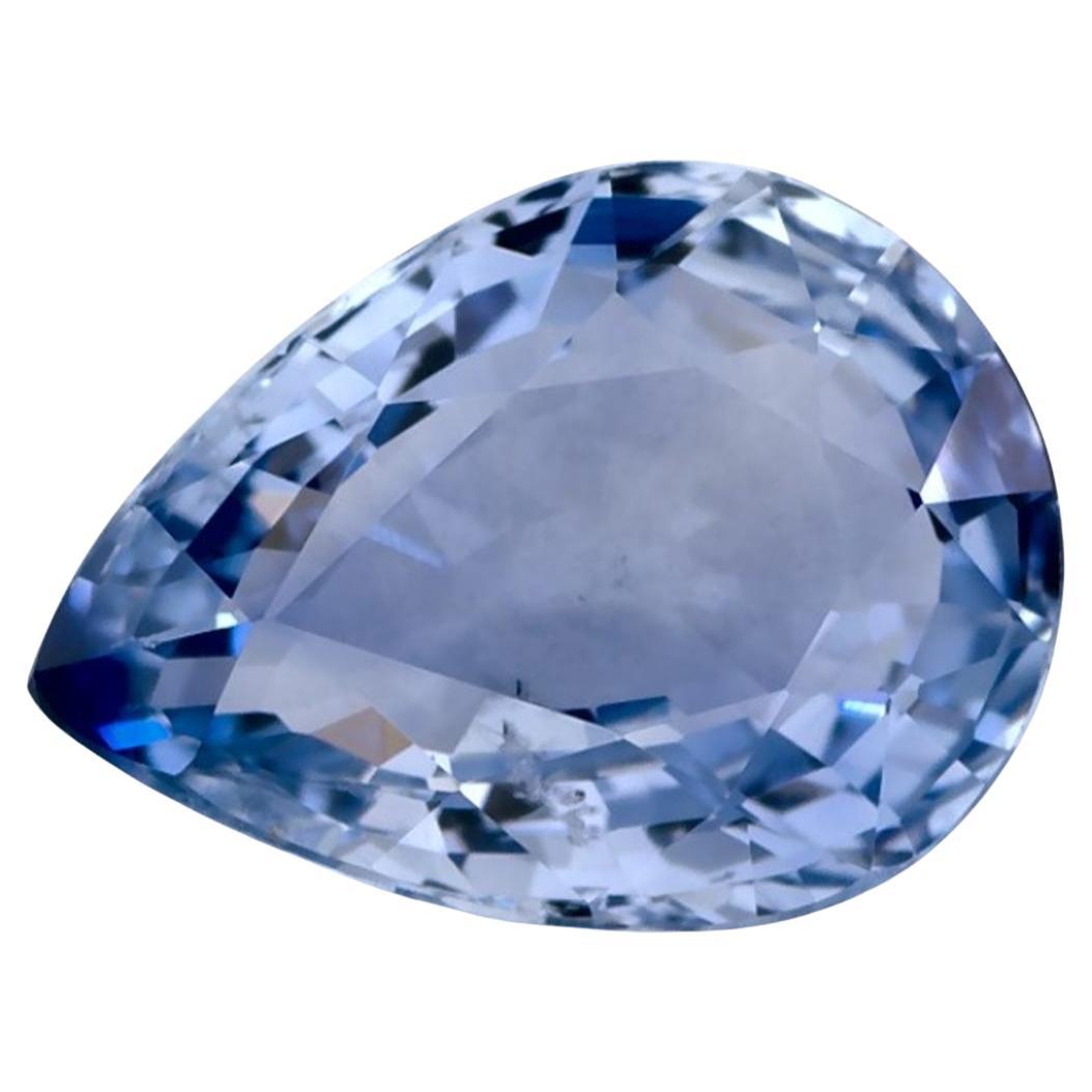 2.42 Ct Blue Sapphire Pear Loose Gemstone (pierre précieuse en vrac)