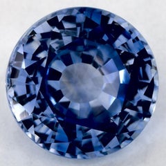 2.42 Ct Blue Sapphire Round Loose Gemstone