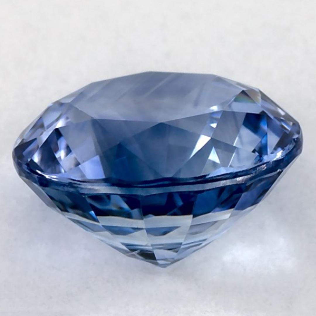 2.42 carati di zaffiro blu rotondo sfuso In condizioni Nuovo in vendita a Fort Lee, NJ