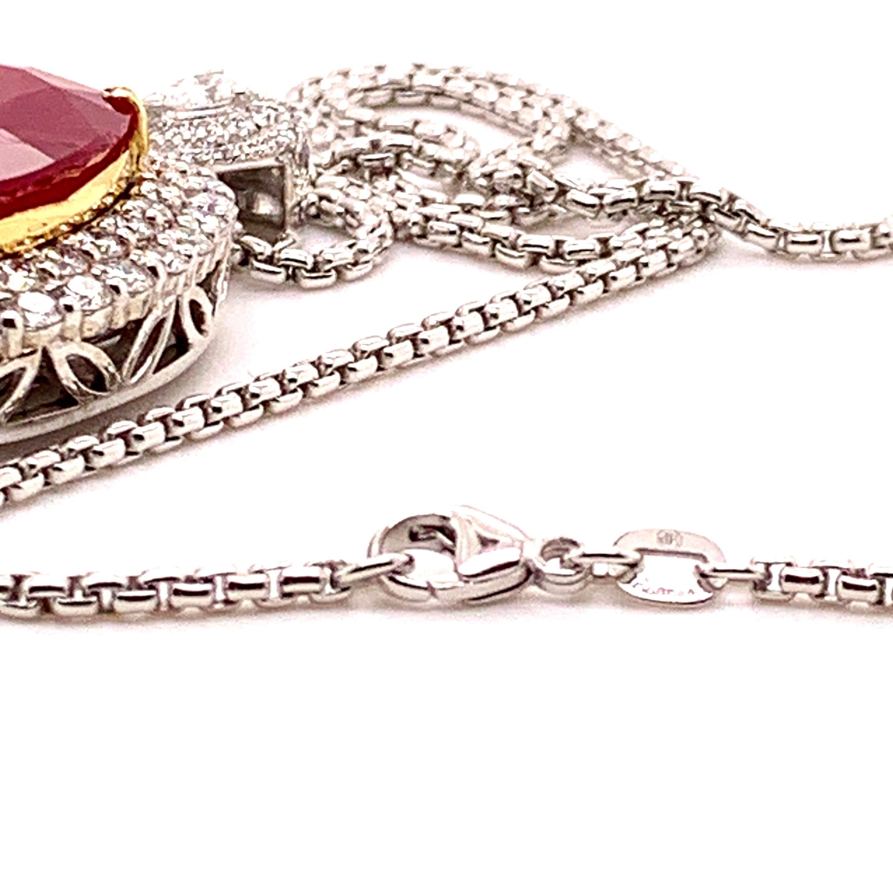 large ruby necklace