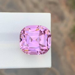 24.25 Carat Natural Loose Baby Pink No Heat Kunzite Cushion Cut Afghan Gemstone (pierre précieuse afghane)