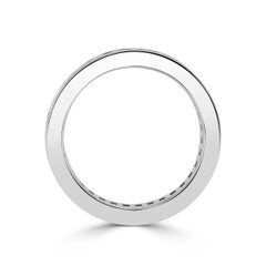 2.42ct Baguette Cut Diamond Eternity Band in Platinum