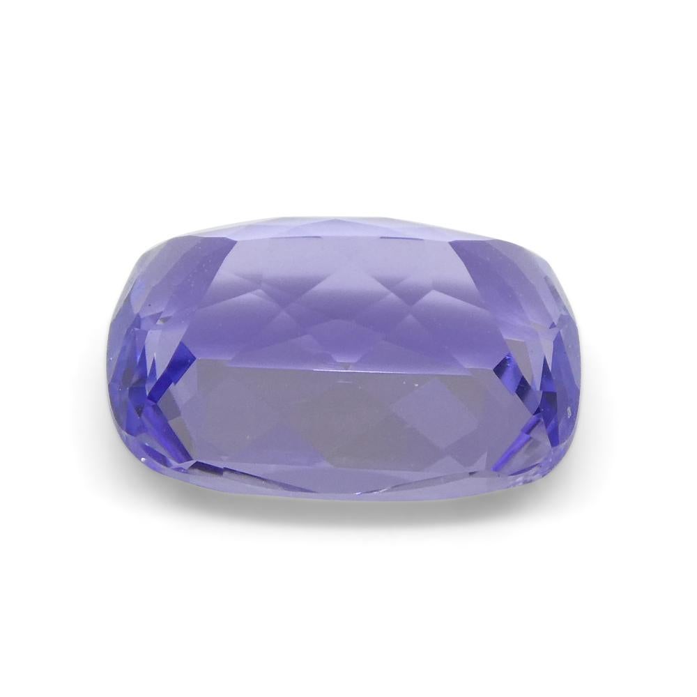 2.42ct Cushion Violet Blue Tanzanite from Tanzania For Sale 4