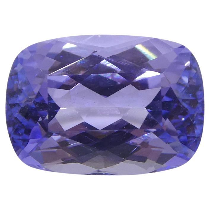2.42ct Cushion Violet Blue Tanzanite from Tanzania For Sale