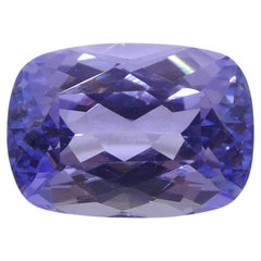 Tanzanite bleu violet coussin de 2.42 carats provenant de Tanzanie