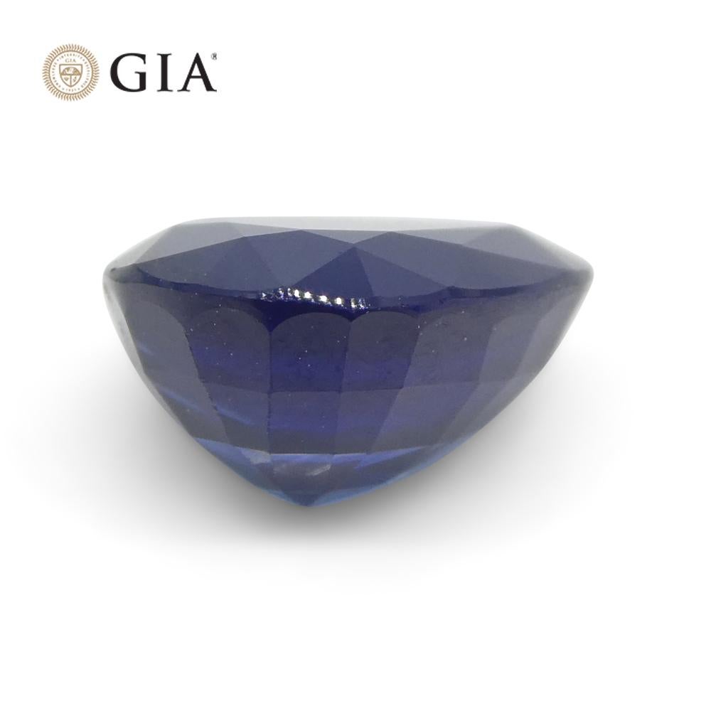 2.42ct Pear Blue Sapphire GIA Certified Thailand For Sale 6
