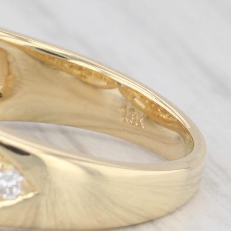 2.42ctw Zafiro Azul Ovalado Diamante Solitario Anillo de Oro Amarillo de 18K Talla 6 GIA en venta 1