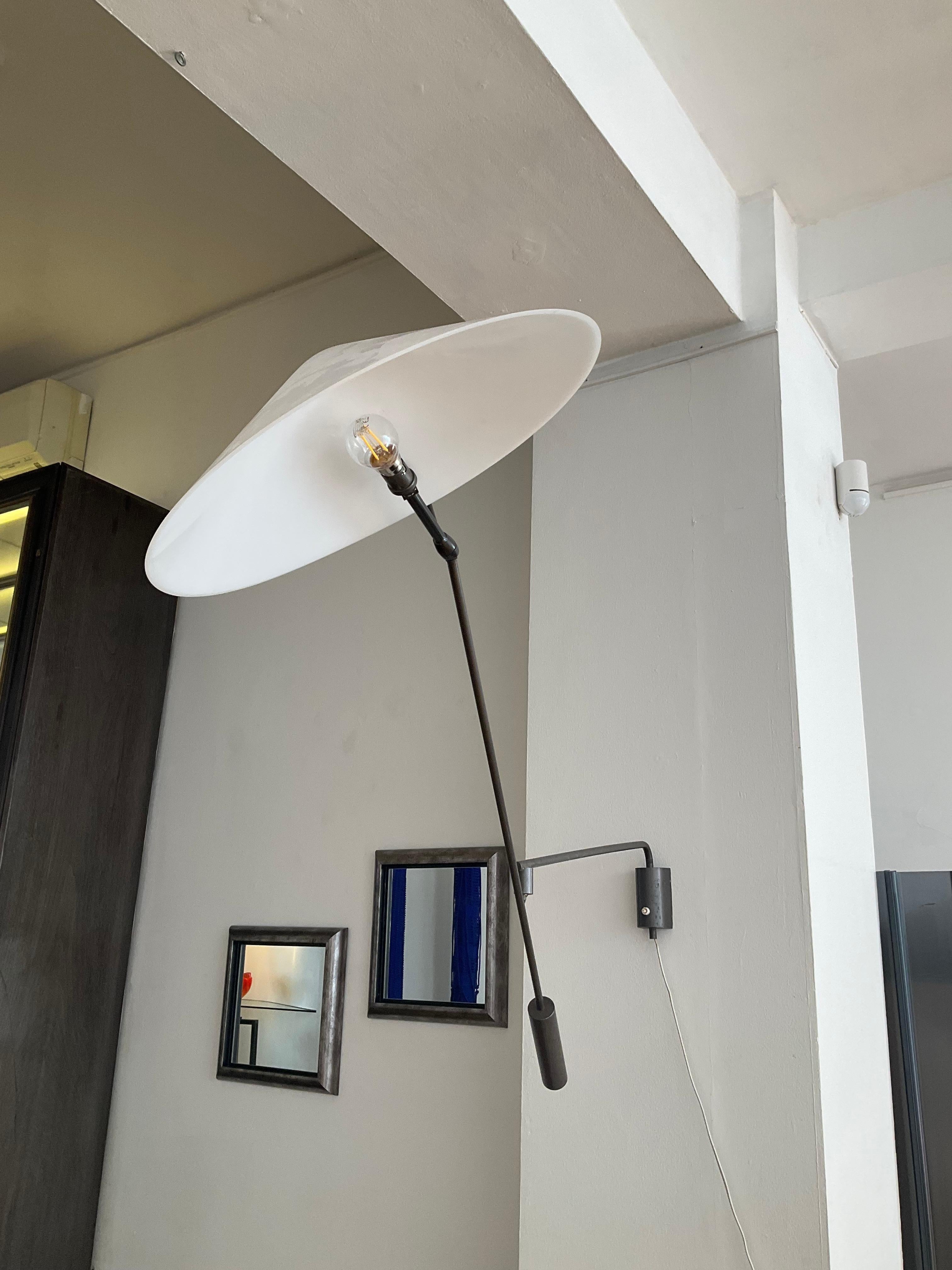 '242P' Wall Light by Robert Mathieu, c. 1958 In Good Condition For Sale In London, GB