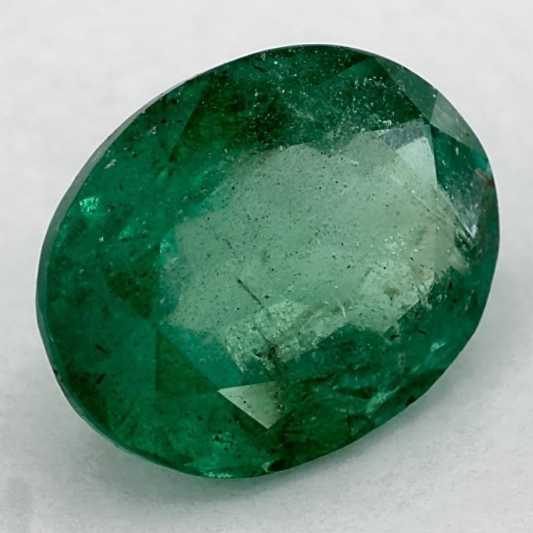 Oval Cut 2.43 Ct Emerald Oval Loose Gemstone For Sale