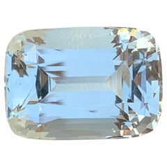 24.30 Karat Natürlicher Facettierter Aquamarin Cushion Shape Edelstein