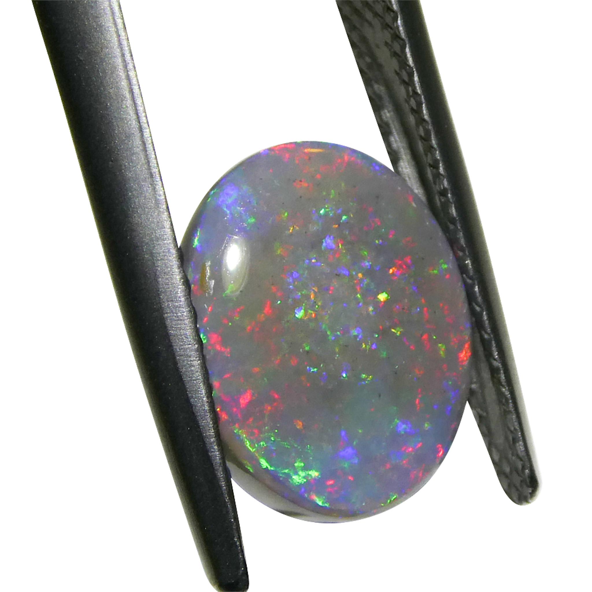2,43ct Opale grigio cabochon a forma libera dall'Australia In condizioni Nuovo in vendita a Toronto, Ontario