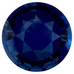 2.44 Ct Blue Sapphire Round Loose Gemstone