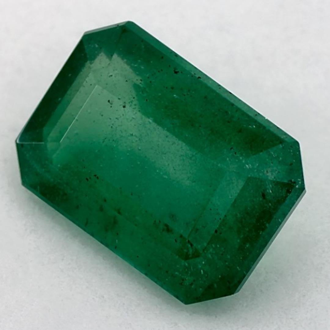 2.44 qt Esmeralda talla octágono Gema suelta Corte octogonal