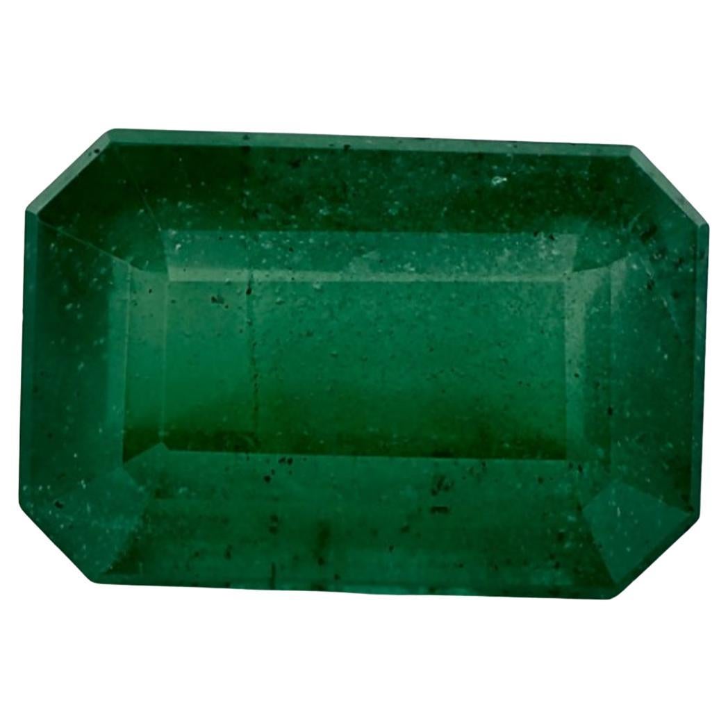 2.44 qt Esmeralda talla octágono Gema suelta