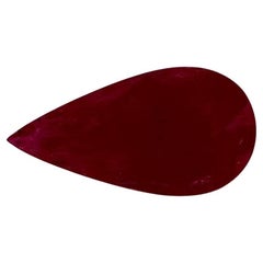 Used 2.44 Ct Ruby Pear Loose Gemstone