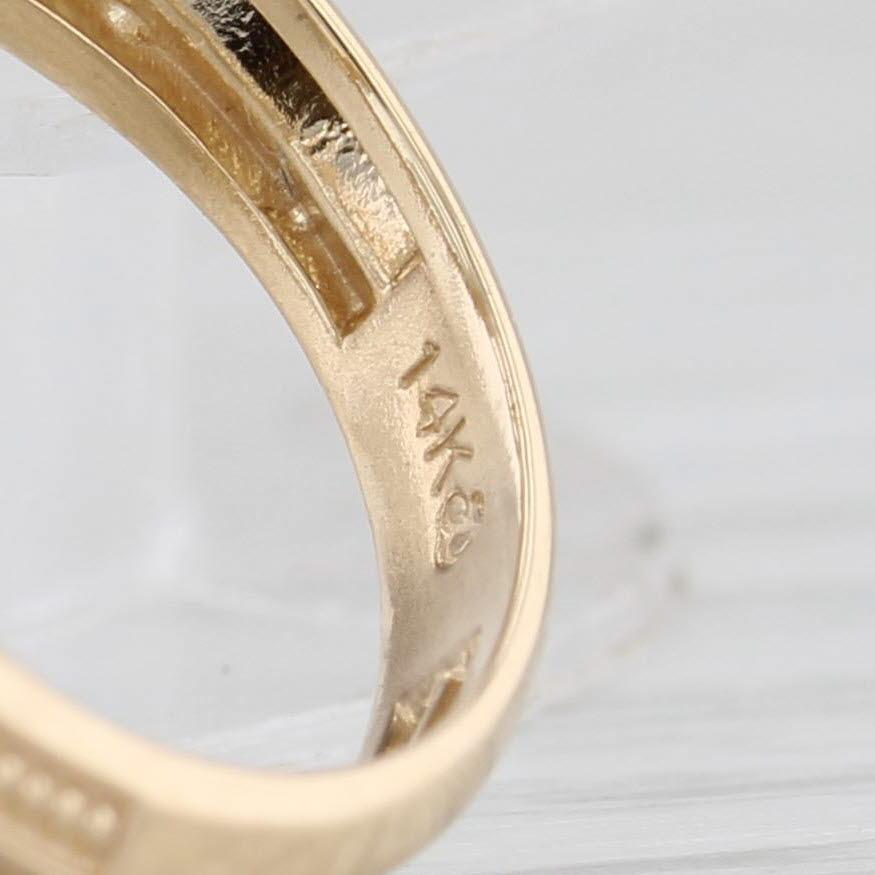 24.45ctw Aguamarina Anillo Halo Diamante Oro Amarillo 14k Talla 6 Cocktail en venta 3