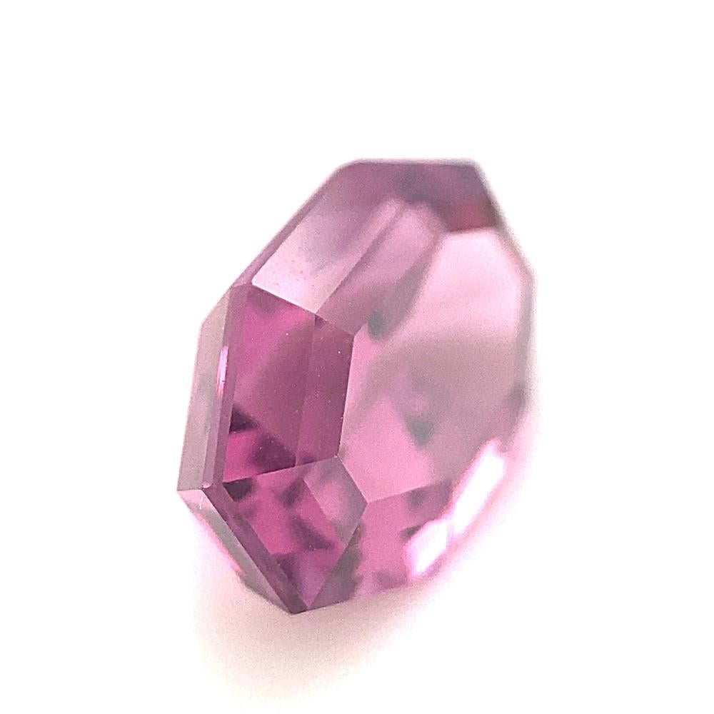 2.44ct Octagonal / Emerald Cut Purple Spinel from Sri Lanka Unheated For Sale 8