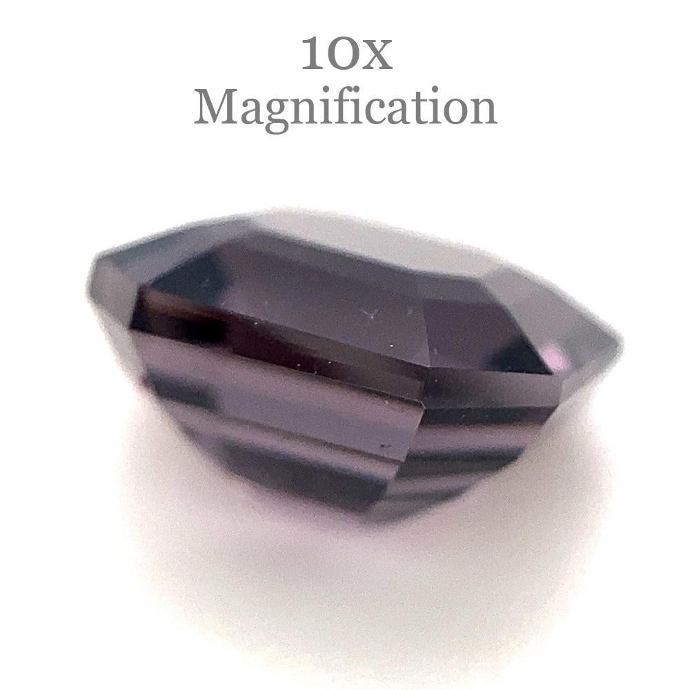 2.44ct Spinello viola taglio ottagonale/smeraldo dallo Sri Lanka non riscaldato In condizioni Nuovo in vendita a Toronto, Ontario