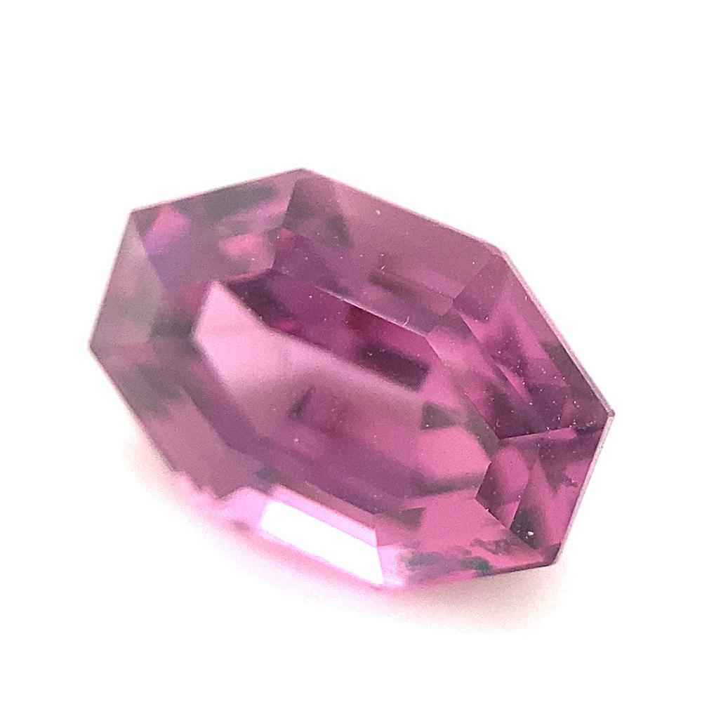 2.44ct Octagonal / Emerald Cut Purple Spinel from Sri Lanka Unheated In New Condition For Sale In Toronto, Ontario