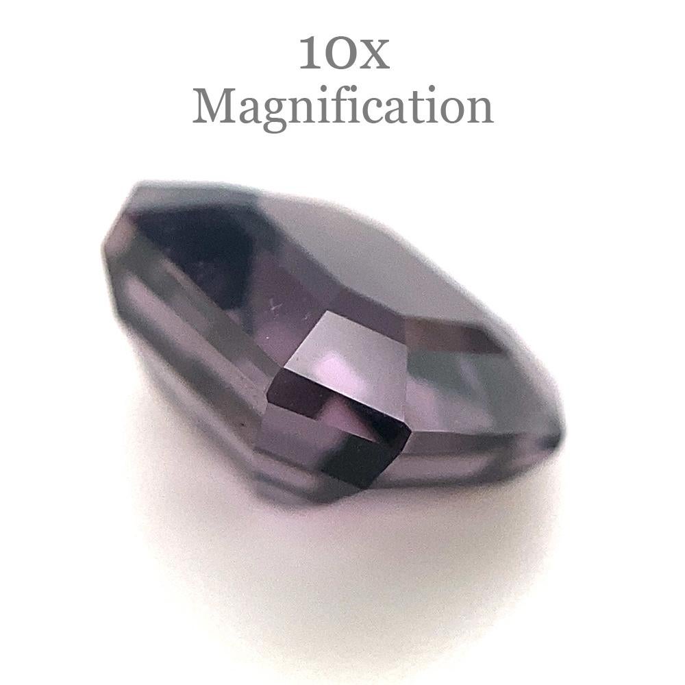 da uomo o donna 2.44ct Spinello viola taglio ottagonale/smeraldo dallo Sri Lanka non riscaldato in vendita