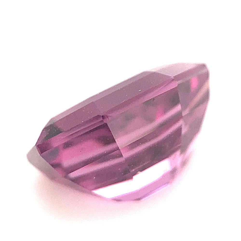 2.44ct Octagonal / Emerald Cut Purple Spinel from Sri Lanka Unheated For Sale 3