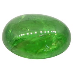grenat tsavorite vert cabochon ovale de 2,44 carats, non chauffé
