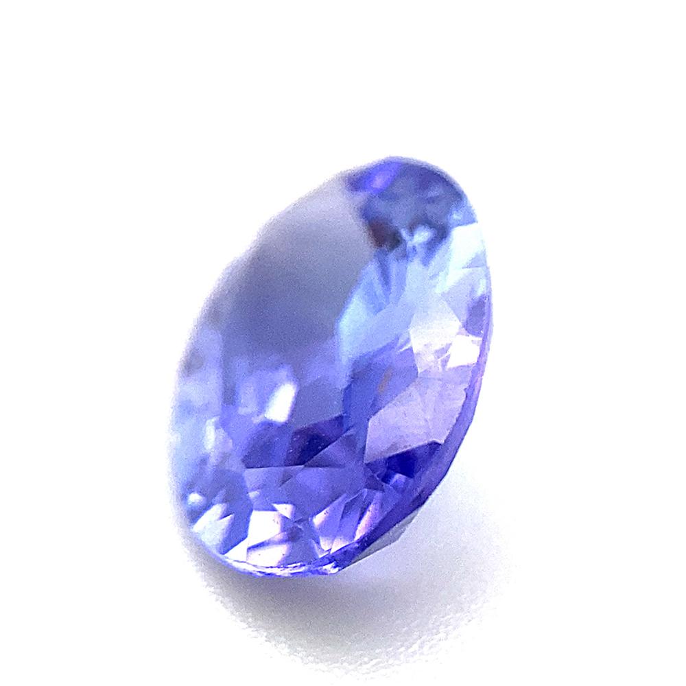 2.44ct Oval Violet Blue Tanzanite from Tanzania For Sale 2