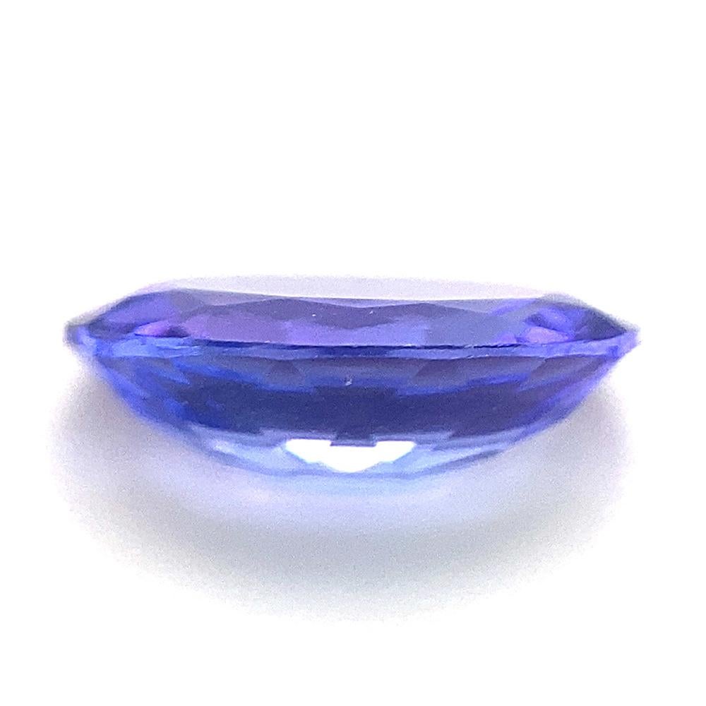 2.44ct Oval Violet Blue Tanzanite from Tanzania For Sale 3