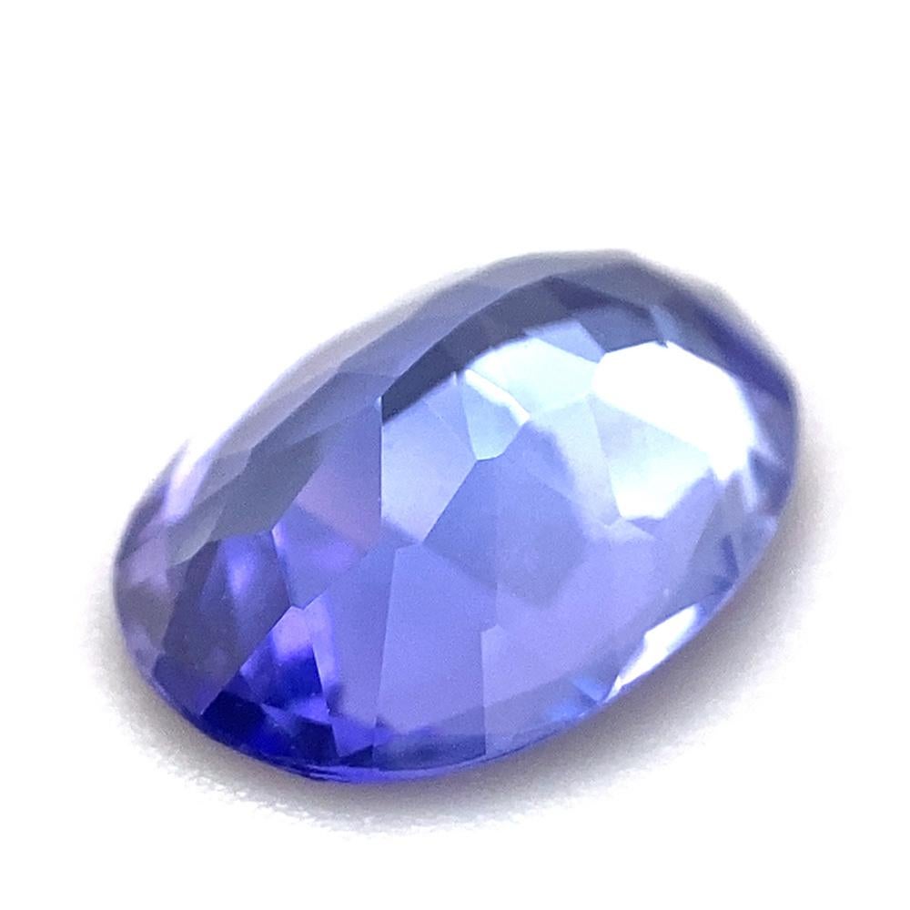 2.44ct Oval Violet Blue Tanzanite from Tanzania For Sale 6