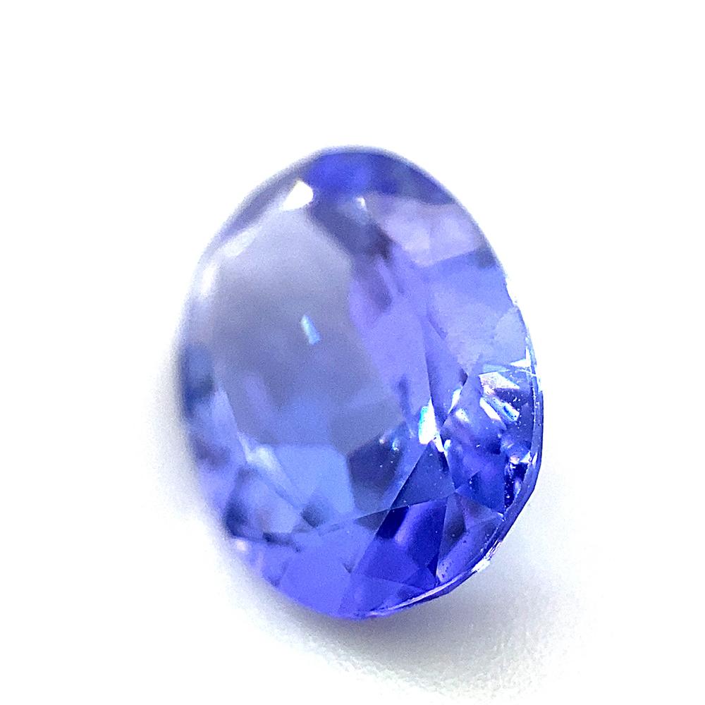2.44ct Oval Violet Blue Tanzanite from Tanzania For Sale 1