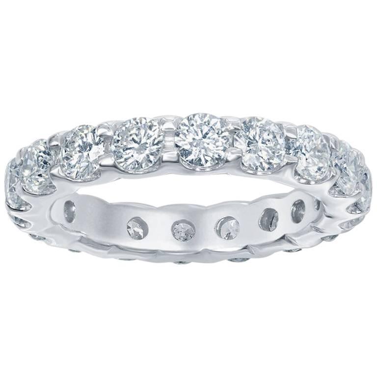 2.45 Carat Diamond Eternity Ring 14K