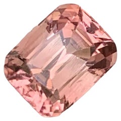 2.45 Carat Loose Pink Tourmaline Stone Cushion Cut Natural Afghan Gemstone